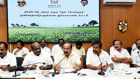நிகழாண்டு 53 லட்சம் டன் நெல் கொள்முதலுக்கு வாய்ப்பு: அமைச்சா் அர. சக்கரபாணி