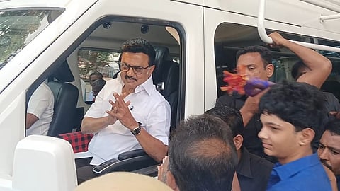 கோவையில் முதல்வர் ஸ்டாலின்.