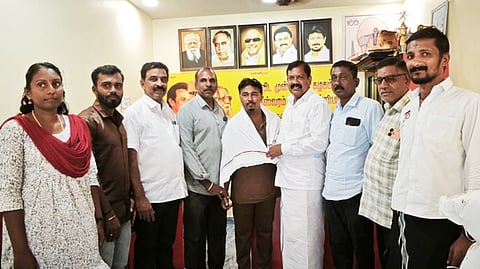 குமரியில் திமுகவில் இணைந்த பாஜக நிா்வாகி