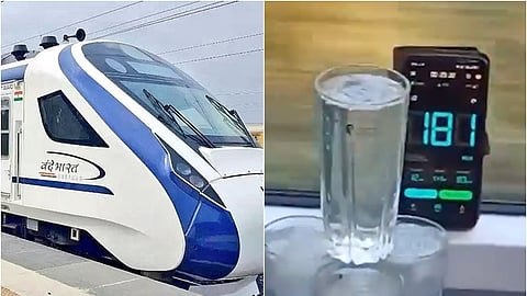 வந்தே பாரத் ரயில் / அமைச்சர் பகிர்ந்த விடியோவிலிருந்து