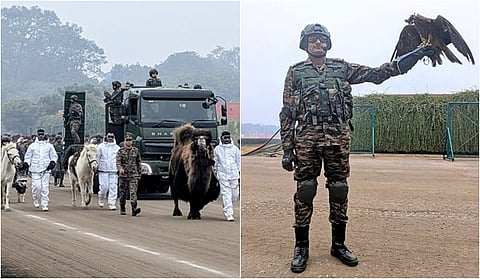 குடியரசு நாள் அணிவகுப்பில் முதல்முறையாக ராணுவத்தின் கால்நடைப் பிரிவு
