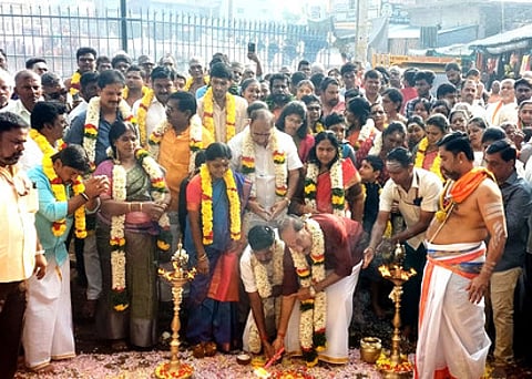 ~சிறப்பு அலங்காரத்தில் திருத்தணி முருகப் பெருமான்.