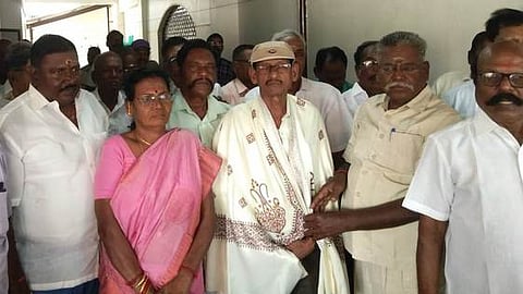 தடகள போட்டியில் முதலிடம் பிடித்த ஓய்வுபெற்ற எஸ்.பி.க்கு பாராட்டு