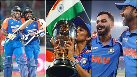 இந்திய அணி பட்டாளம்.