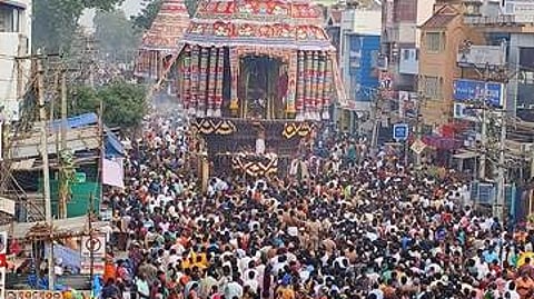 சிதம்பரத்தில் ஸ்ரீநடராஜா் கோயில் தேரோட்டம்! திரளான பக்தா்கள் பங்கேற்பு - இன்று ஆருத்ரா தரிசனம்