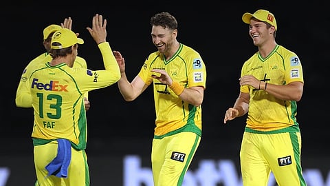 JSK Team members after taking wickets