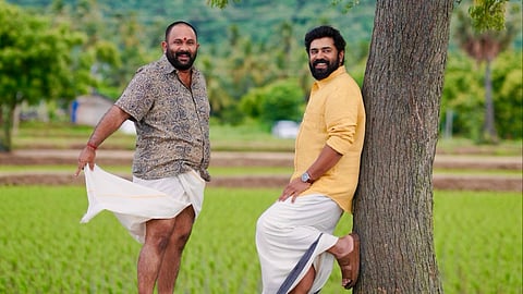 Nivin Pauly with Aju Varghese.
