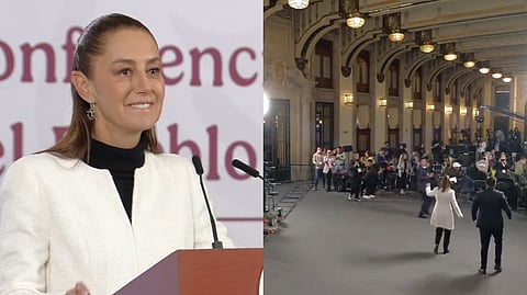 மெக்சிகோவில் சக்திவாய்ந்த நிலநடுக்கத்தால் அதிபரின் செய்தியாளர் சந்திப்பு இடைநிறுத்தப்பட்டது