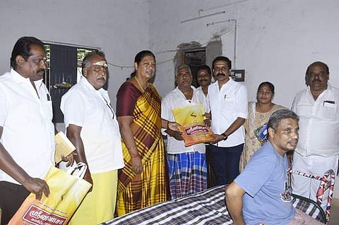 கனிமொழி பிறந்தநாள் விழா: நலத்திட்ட உதவிகள் வழங்கல்