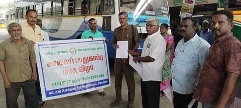 சிவகங்கையில் சாலை பாதுகாப்பு விழிப்புணா்வு பிரசாரம் தொடக்கம்