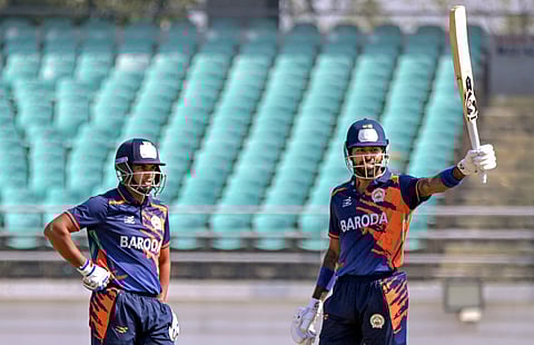 ஹாா்திக் பாண்டியா அதிரடி வீண்: விதா்பாவிடம் பரோடா தோல்வி