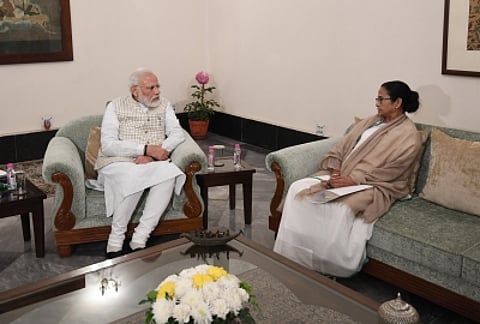 PM Modi extends birthday greetings to CM Mamata Banerjee