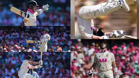 Steve Smith's antics in the Sydney Test...