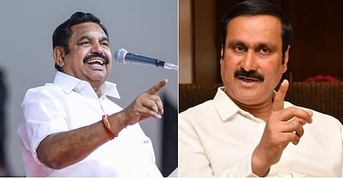 PMK Anbumani meets ADMK General secretary Edappadi palanisamy in chennai