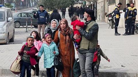 சிரியாவில் அரசு படையினா் - குா்துக்கள் மோதல்