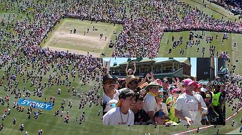 Australia won the Ashes series 4-1! Spectators were allowed into the stadium!