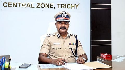 திருச்சி மத்திய மண்டல ஐஜியாக பொறுப்பேற்றுக் கொண்டா வே. பாலகிருஷ்ணன்