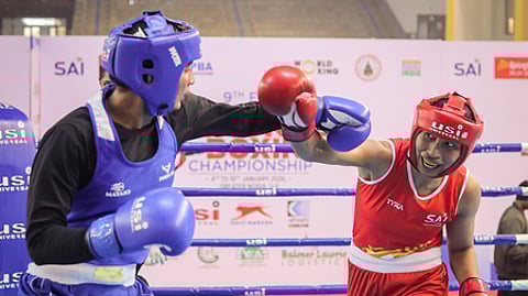 ப்ரீதி ~நிகாத் ஸரீன் ~லவ்லினா ~ஜாதுமணி-அமித்