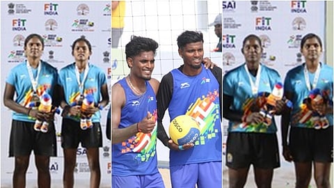 பீச் வாலிபால் - பதக்கம் குவிக்கும் தமிழா்கள்