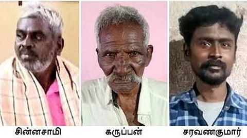 அனுமதியின்றி அரசு மது பாட்டில்கள் விற்ற முதியவா் உள்பட 3 போ் கைது