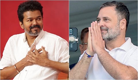 விஜய், ராகுல் காந்தி