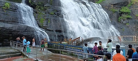 குற்றாலம் பேரருவியில் குளிக்க அனுமதி