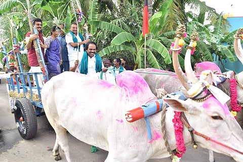 பொம்மம்பட்டியில் ஆவின் மாட்டுப் பொங்கல் திருவிழா: அமைச்சா் மனோதங்கராஜ் பங்கேற்பு