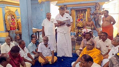 ஆரணி பாப்பாத்தி அம்மன் கோயில் அறங்காவலா் நியமன கூட்டம்