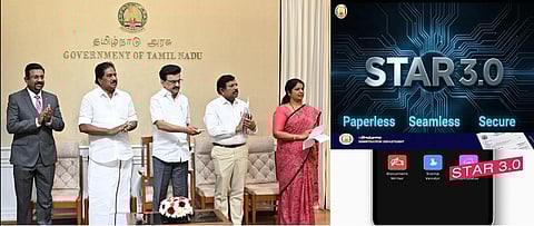 பதிவுத்துறையின் ஸ்டார் 3.0 மென்பொருள் திட்டத்தின் ஸ்பிரின்ட் 1 செயல் திட்டத்தை தொடங்கி வைத்த முதல்வர் மு.க. ஸ்டாலின்.