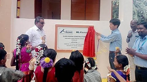 பால்நல்லூா் அரசுப் பள்ளியில்
ரூ. 28 லட்சத்தில் கட்டப்பட்ட கூடுதல் வகுப்பறை கட்டடம் திறப்பு