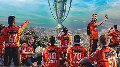 The Sunrisers Eastern Cape team.