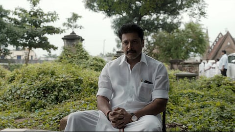 Ravi Mohan in the film Karathy Babu.