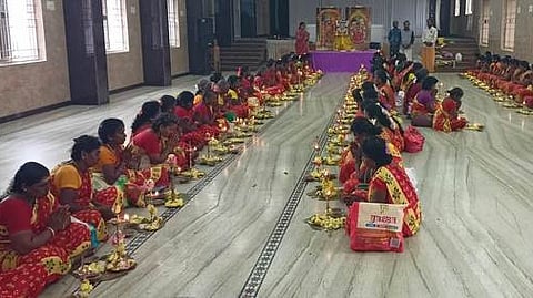 ரத சப்தமி: போளூரில் 108 திருவிளக்கு பூஜை!