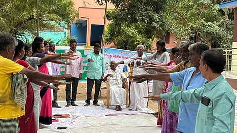 ஆலங்குளம் பகுதி கிராம சபைகளில் மநீம நிா்வாகிகள் பங்கேற்பு