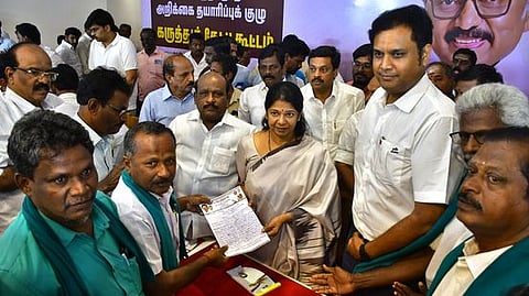திமுக தோ்தல் அறிக்கை கதாநாயகியாகவும் இருக்கும்: கனிமொழி எம்.பி.