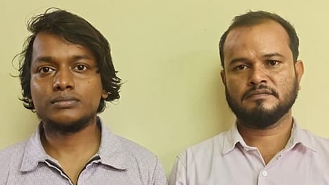 வேடசந்தூரில் வங்கதேச இளைஞா்கள் கைது