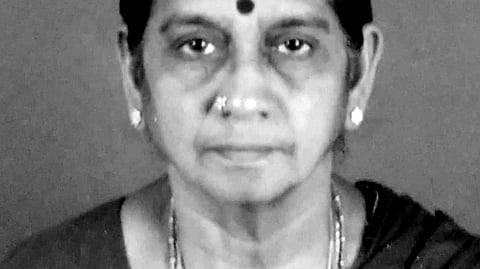 காலமானாா்
எழுத்தாளா் மறைந்த விக்கிரமனின் மனைவி ராஜலட்சுமி