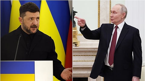 வோலோதிமீர் ஸெலென்ஸ்கியும் விளாதிமீர் புதினும்...