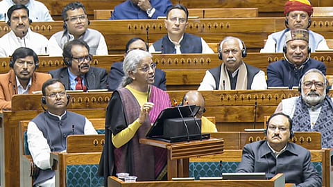 மத்திய நிதி அமைச்சா் நிா்மலா சீதாராமன்.