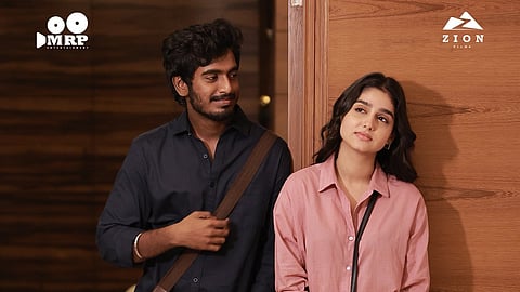 In the film With Love, Abishek Jeevin and Anaswara.