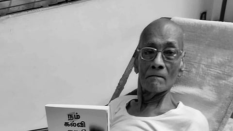 தமிழ்நாட்டின் மூத்த கல்வியாளரும் ஆசிரியருமான முனைவர் எஸ்.எஸ். ராஜகோபாலன்.