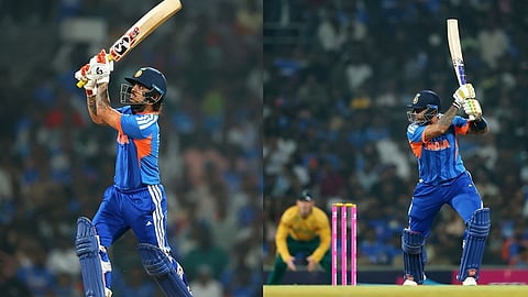 Ishan Kishan, Suryakumar Yadav.