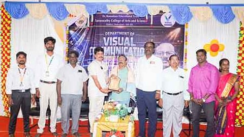 கல்லூரியில் காட்சி ஊடகவியல் மன்ற விழா