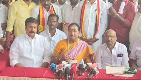 தேமுதிக பொதுச்செயலர் பிரேமலதா விஜயகாந்த்.