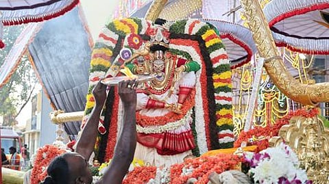 மோகினி அவதாரத்தில் கல்யாண வெங்கடேஸ்வர சுவாமி உலா