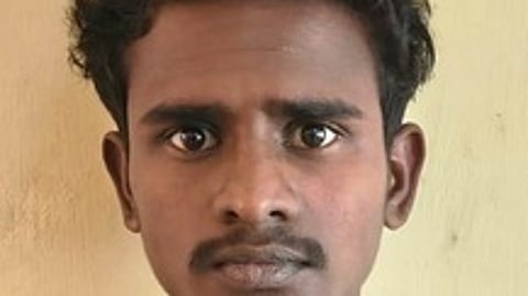 கைது செய்யப்பட்ட சாலமன்.