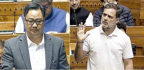 Govt dropped plan to move privilege motion against Rahul Gandhi; Kiren Rijiju