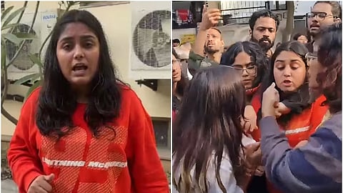 தில்லி பல்கலை. போராட்டத்தில் தாக்கப்பட்டதாக யூடியூபா் குற்றச்சாட்டு! ஏஐஎஸ்ஏ மாணவா் சங்கம் மறுப்பு!