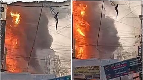 ஜனக்புரி பகுதியில்
விருந்து மண்படத்தில் தீ விபத்து