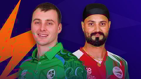 Ireland and Oman team Captains